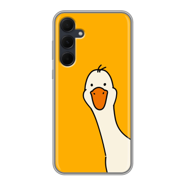 Силиконовый чехол на Samsung Galaxy A35 с принтом Утка Силиконовый чехол на Samsung Galaxy A35 с принтом Утка