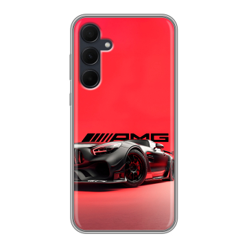 Силиконовый чехол на Samsung Galaxy A35 с принтом Мерседес Mercedes AMG Силиконовый чехол на Samsung Galaxy A35 с принтом Мерседес Mercedes AMG