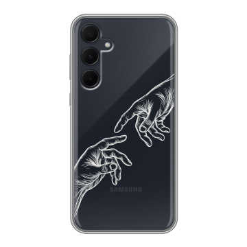Силиконовый чехол на Samsung Galaxy A35 с принтом Сотворение мира Силиконовый чехол на Samsung Galaxy A35 с принтом Сотворение мира