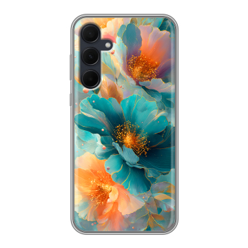 Силиконовый чехол на Samsung Galaxy A35 с принтом Цветы Силиконовый чехол на Samsung Galaxy A35 с принтом Цветы