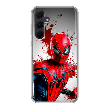 Силиконовый чехол на Samsung Galaxy A35 с принтом Spiderman Человек паук