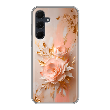 Силиконовый чехол на Samsung Galaxy A35 с принтом женский