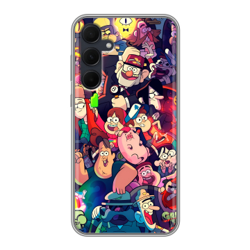 Силиконовый чехол на Samsung Galaxy A35 с принтом Gravity Falls Гравити Фолз