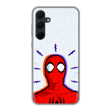 Силиконовый чехол на Samsung Galaxy A35 с принтом Spiderman Человек паук