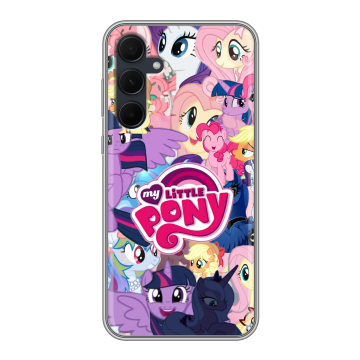 Силиконовый чехол на Samsung Galaxy A35 с принтом My little pony Дружба чудо