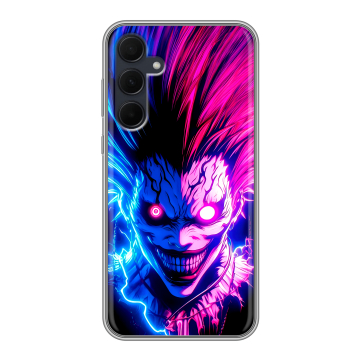 Силиконовый чехол на Samsung Galaxy A35 с принтом Death note Тетрадь смерти