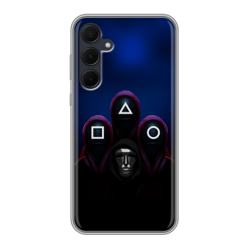 Силиконовый чехол на Samsung Galaxy A35 с принтом Игра Кальмара