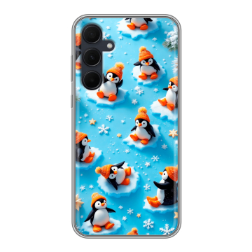 Силиконовый чехол на Samsung Galaxy A35 с принтом Новый год