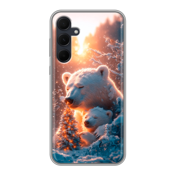 Силиконовый чехол на Samsung Galaxy A35 с принтом Новый год Силиконовый чехол на Samsung Galaxy A35 с принтом Новый год