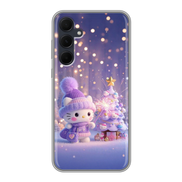 Силиконовый чехол на Samsung Galaxy A35 с принтом Новый год Силиконовый чехол на Samsung Galaxy A35 с принтом Новый год