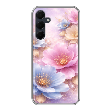 Силиконовый чехол на Samsung Galaxy A35 с принтом женский