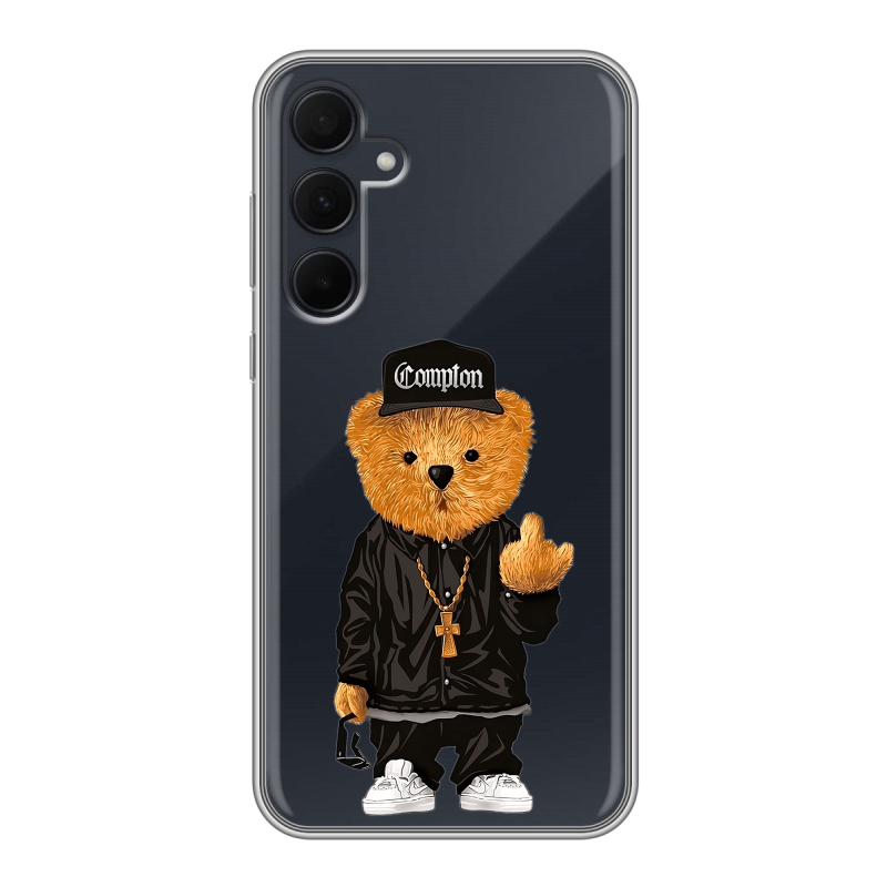 Силиконовый чехол на Samsung Galaxy A35 с принтом Плюшевый медведь Силиконовый чехол на Samsung Galaxy A35 с принтом Плюшевый медведь