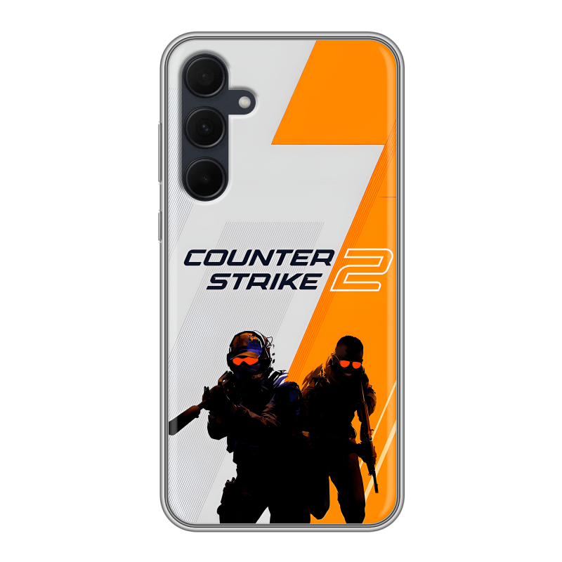 Силиконовый чехол на Samsung Galaxy A35 с принтом Counter Strike Силиконовый чехол на Samsung Galaxy A35 с принтом Counter Strike