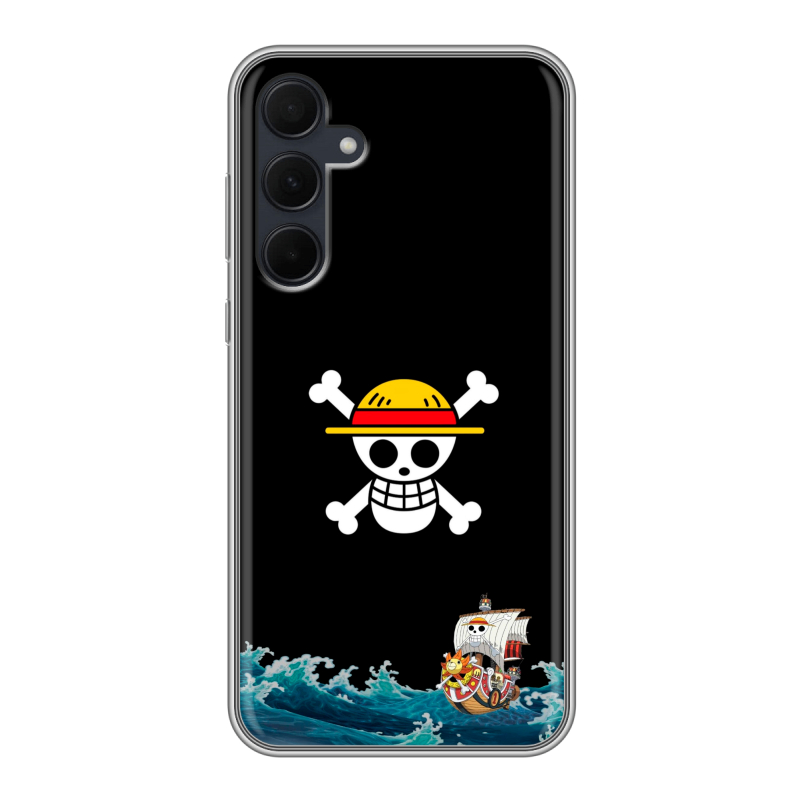 Силиконовый чехол на Samsung Galaxy A35 с принтом One Piece Ван Пис Силиконовый чехол на Samsung Galaxy A35 с принтом One Piece Ван Пис