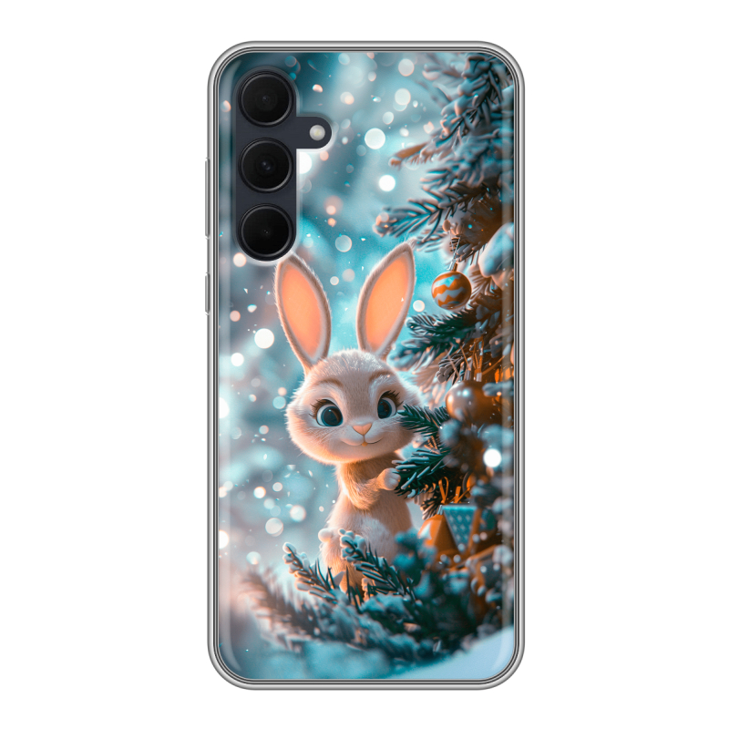 Силиконовый чехол на Samsung Galaxy A35 с принтом Новый год Силиконовый чехол на Samsung Galaxy A35 с принтом Новый год