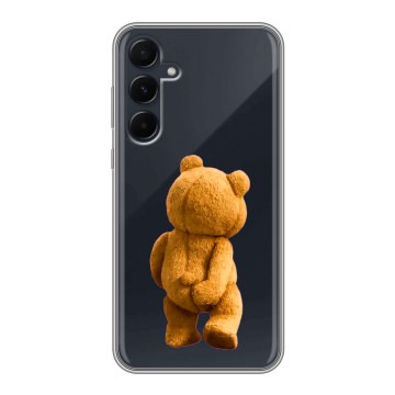 Силиконовый чехол на Samsung Galaxy A55 с принтом Медведь Силиконовый чехол на Samsung Galaxy A55 с принтом Медведь