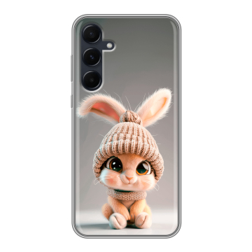 Силиконовый чехол на Samsung Galaxy A55 с принтом Кролик