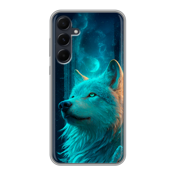 Силиконовый чехол на Samsung Galaxy A55 с принтом бабочки саккура