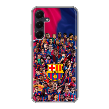 Силиконовый чехол на Samsung Galaxy A55 с принтом Барселона Barcelona Силиконовый чехол на Samsung Galaxy A55 с принтом Барселона Barcelona