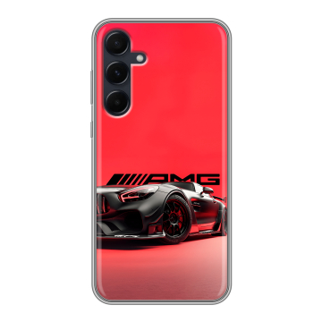 Силиконовый чехол на Samsung Galaxy A55 с принтом Мерседес Mercedes AMG Силиконовый чехол на Samsung Galaxy A55 с принтом Мерседес Mercedes AMG