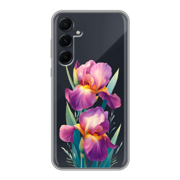 Силиконовый чехол на Samsung Galaxy A55 с принтом Цветы орхидеи Силиконовый чехол на Samsung Galaxy A55 с принтом Цветы орхидеи