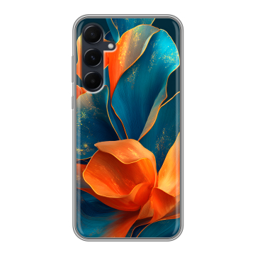 Силиконовый чехол на Samsung Galaxy A55 с принтом Цветы Силиконовый чехол на Samsung Galaxy A55 с принтом Цветы