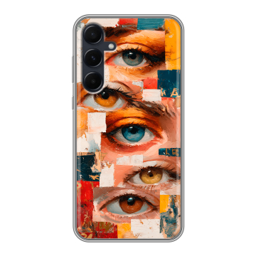 Силиконовый чехол на Samsung Galaxy A55 с принтом Модный принт Силиконовый чехол на Samsung Galaxy A55 с принтом Модный принт