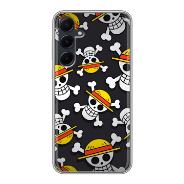 Силиконовый чехол на Samsung Galaxy A55 с принтом One Piece Ван Пис