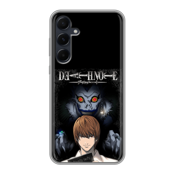Силиконовый чехол на Samsung Galaxy A55 с принтом Death note Тетрадь смерти