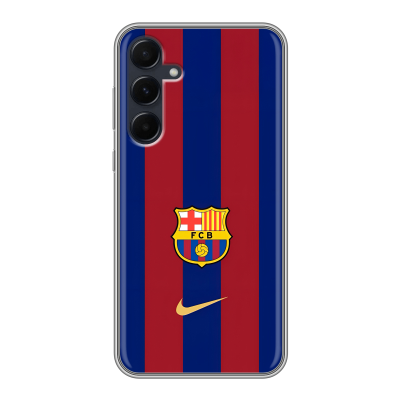 Силиконовый чехол на Samsung Galaxy A55 с принтом Барселона Barcelona Силиконовый чехол на Samsung Galaxy A55 с принтом Барселона Barcelona