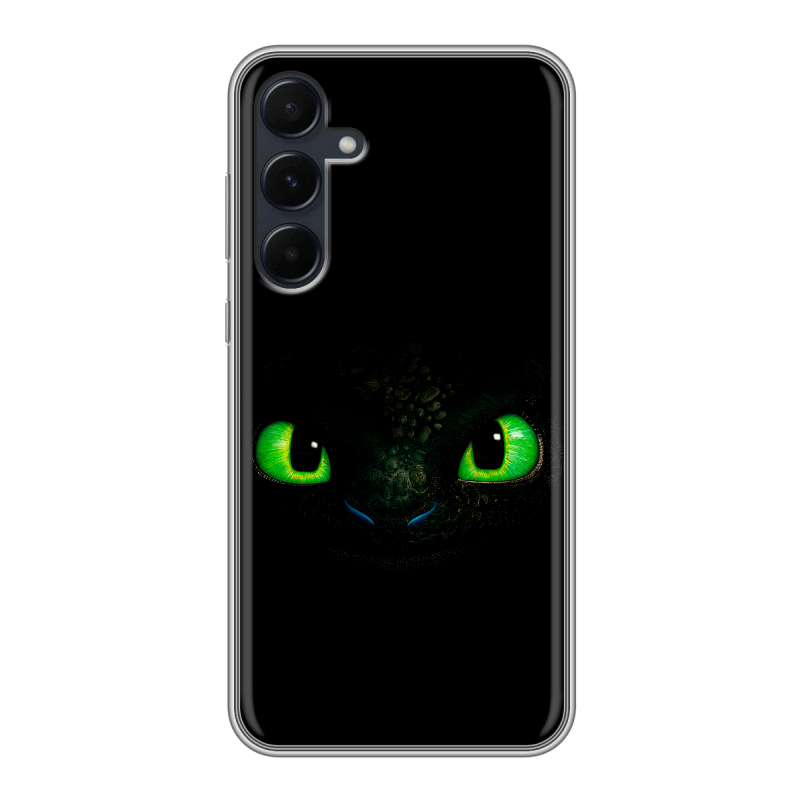 Силиконовый чехол на Samsung Galaxy A55 с принтом Как приручить дракона Силиконовый чехол на Samsung Galaxy A55 с принтом Как приручить дракона