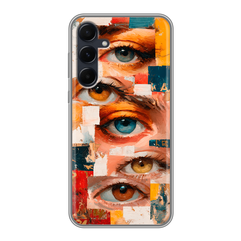 Силиконовый чехол на Samsung Galaxy A55 с принтом Модный принт Силиконовый чехол на Samsung Galaxy A55 с принтом Модный принт