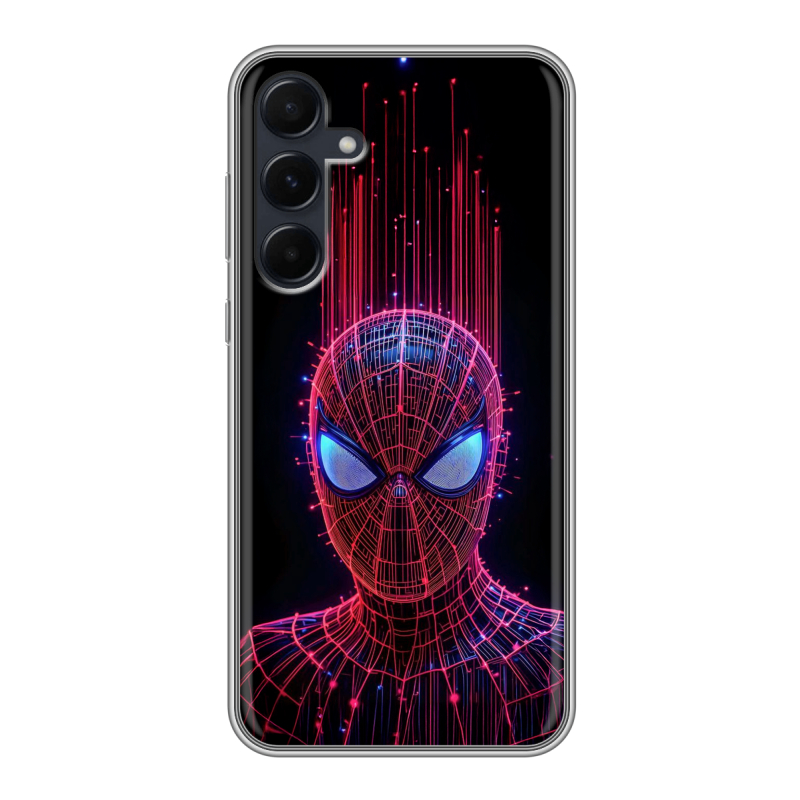 Силиконовый чехол на Samsung Galaxy A55 с принтом Spiderman Человек паук Силиконовый чехол на Samsung Galaxy A55 с принтом Spiderman Человек паук