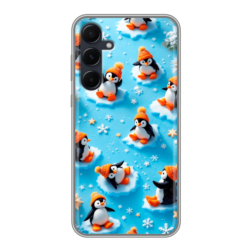 Силиконовый чехол на Samsung Galaxy A55 с принтом Новый год Силиконовый чехол на Samsung Galaxy A55 с принтом Новый год
