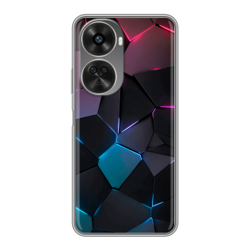 Силиконовый чехол на Huawei Nova 11 SE с принтом Геометрия неона Силиконовый чехол на Huawei Nova 11 SE с принтом Геометрия неона