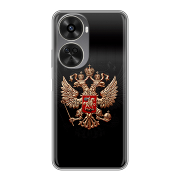 Силиконовый чехол на Huawei Nova 11 SE с принтом Герб России Силиконовый чехол на Huawei Nova 11 SE с принтом Герб России