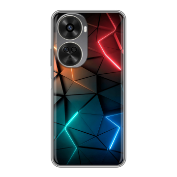 Силиконовый чехол на Huawei Nova 11 SE с принтом Абстракция неон Силиконовый чехол на Huawei Nova 11 SE с принтом Абстракция неон