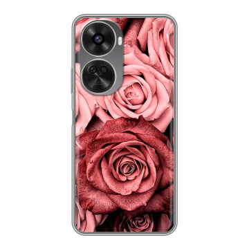 Силиконовый чехол на Huawei Nova 11 SE с принтом Цветы розы Силиконовый чехол на Huawei Nova 11 SE с принтом Цветы розы