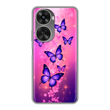 Силиконовый чехол на Huawei Nova 11 SE с принтом Бабочки Силиконовый чехол на Huawei Nova 11 SE с принтом Бабочки