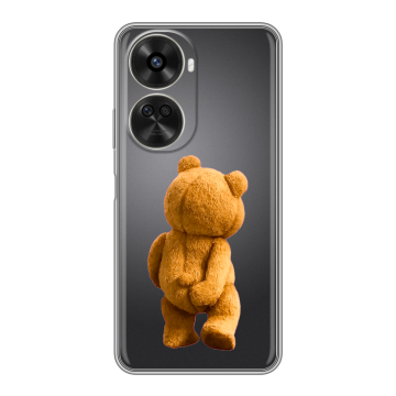 Силиконовый чехол на Huawei Nova 11 SE с принтом Медведь Силиконовый чехол на Huawei Nova 11 SE с принтом Медведь