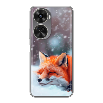 Силиконовый чехол на Huawei Nova 11 SE с принтом лиса