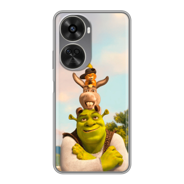 Силиконовый чехол на Huawei Nova 11 SE с принтом Шрек Shrek