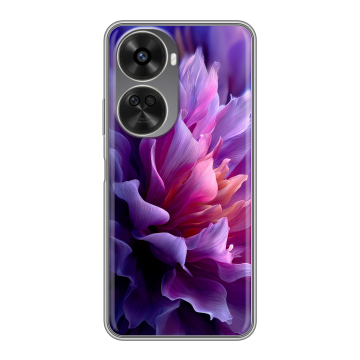 Силиконовый чехол на Huawei Nova 11 SE с принтом женский цветы