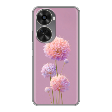 Силиконовый чехол на Huawei Nova 11 SE с принтом Цветы
