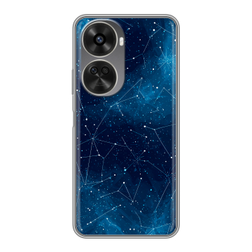 Силиконовый чехол на Huawei Nova 11 SE с принтом Космос звезды