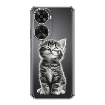 Силиконовый чехол на Huawei Nova 11 SE с принтом Котенок