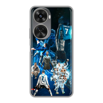 Силиконовый чехол на Huawei Nova 11 SE с принтом Реал Роналдо