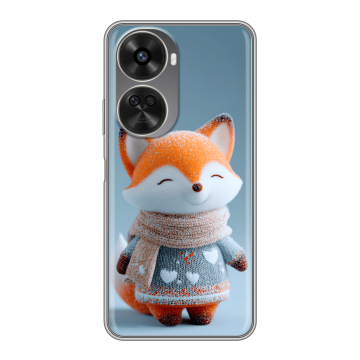 Силиконовый чехол на Huawei Nova 11 SE с принтом Лиса