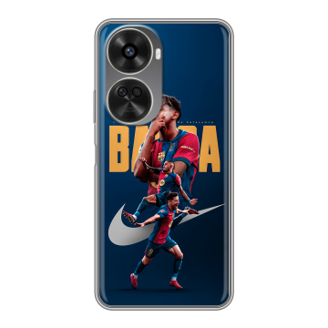 Силиконовый чехол на Huawei Nova 11 SE с принтом Барселона Barca Yamal Силиконовый чехол на Huawei Nova 11 SE с принтом Барселона Barca Yamal