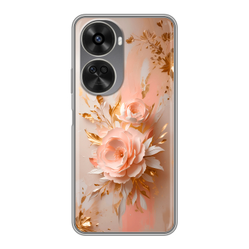 Силиконовый чехол на Huawei Nova 11 SE с принтом женский